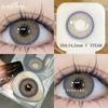 Eyeshare Colored Contact Lenses Black Natural Yearly Disposable Soft Lenses Blue Contact Lenses Purple Fashion Colored Lenses 1 Pair