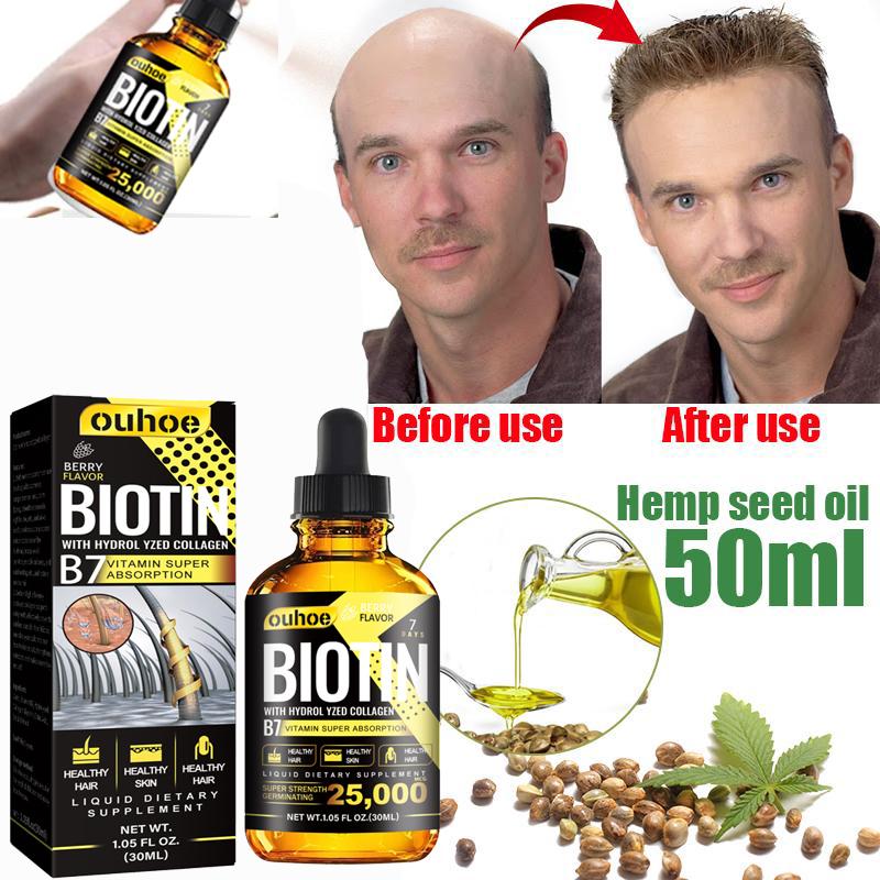 Nutrition Biotin Liquid Drops Essential Oil Collagen B7 Vitamin Oil Trengthen Hair Root Anti Hair Weak Treatment Anti Hair Loss Essence Oil Product