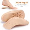 Children's Arch Half Pad Adult Inner and Outer Figure XO Type Leg Orthopedic Heel Pad Flat Arch Support Insole