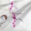 Avocado long silk scarf female ins tie head braided strap tied bag ribbon belt decorative streamer student tie scarf