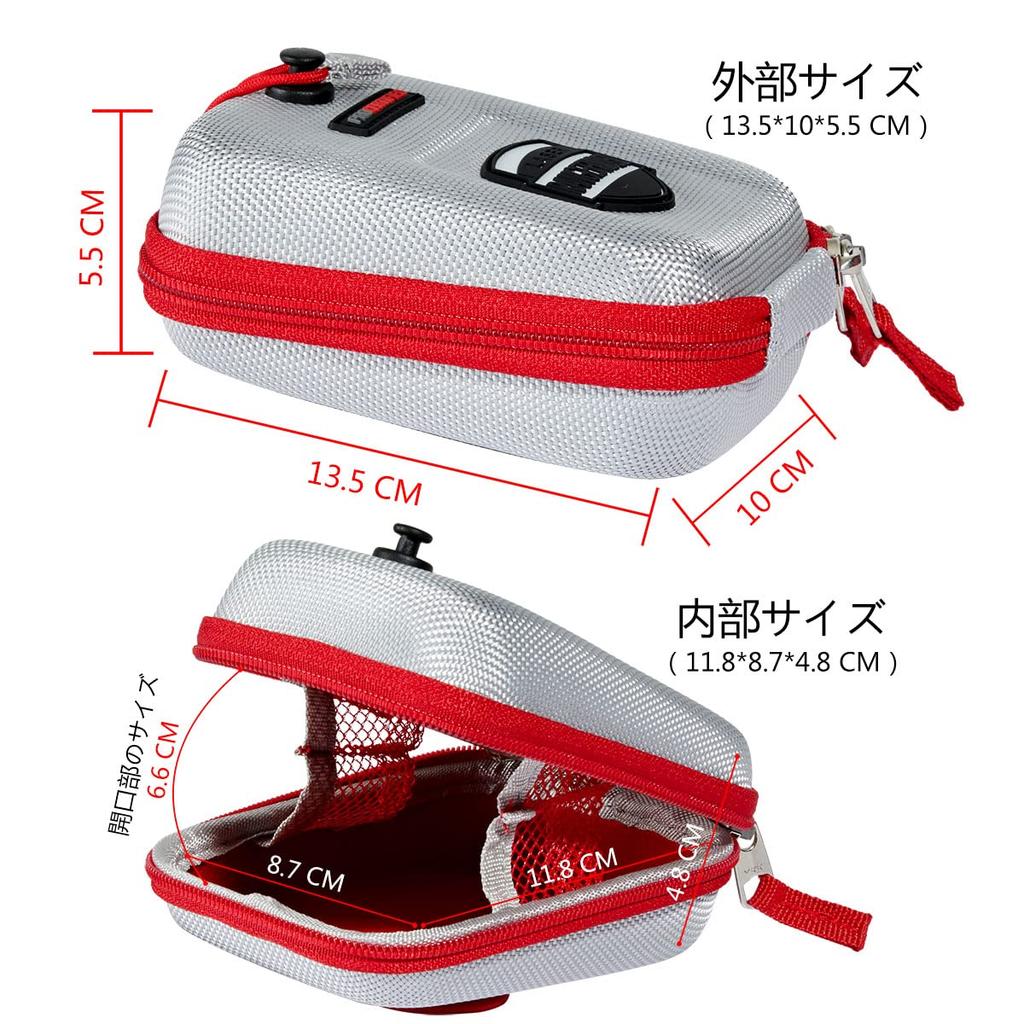 JAWEGOLF Golf Laser Distance Meter Range Finder Hard Case EVA Storage Box Storage Bag Cart Case