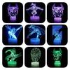 Spider-man 3d Led Night Light Modern Home Bedroom Decoration With Remote Control