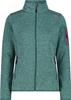 Jacket CMP Woman Fleece Jacket (3H14746) Melange Knit Jacket Fleece Jacket (3h14746-12et) Agave-opal