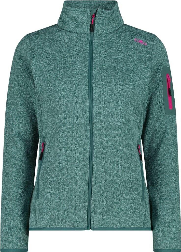 Jacket CMP Woman Fleece Jacket (3H14746) Melange Knit Jacket Fleece Jacket (3h14746-12et) Agave-opal