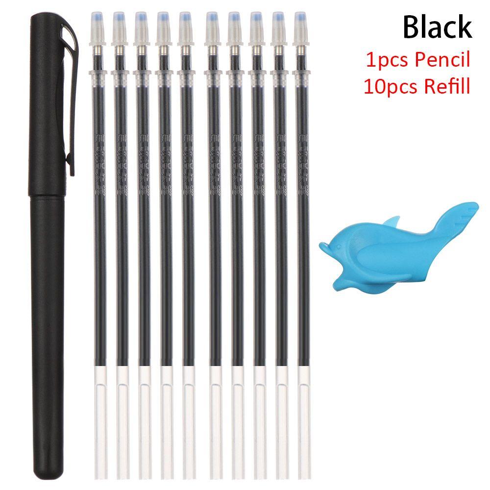 Automatically Blue Gel Pens Magic Pen Kit Disappearing Refill Invisible Ink Automatic Fade Pen