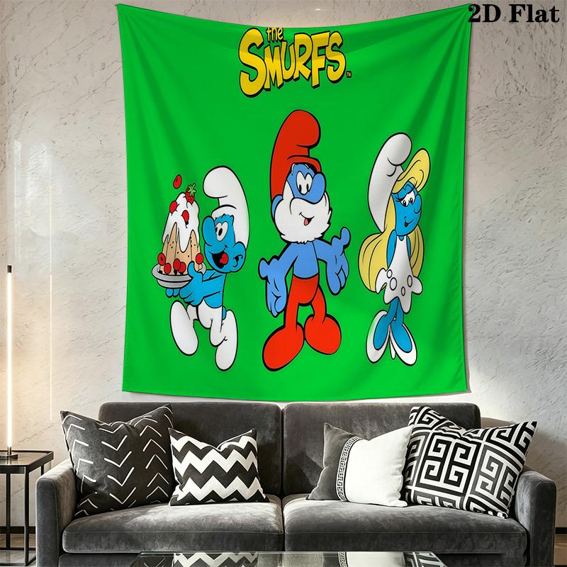 Smurfs Blue World Adventure Bedding 1 Duvet Cover 2 Pillowcase Without Core Duvet Cover And Pillowcase Christmas Birthday Gift