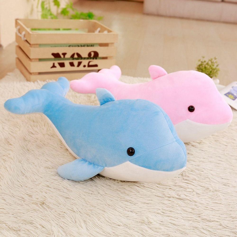 Plush Dolphin Plush Toy Stuffed Dolphin Sofa Pillow Dolphin Stuffed Toys  Home Decor