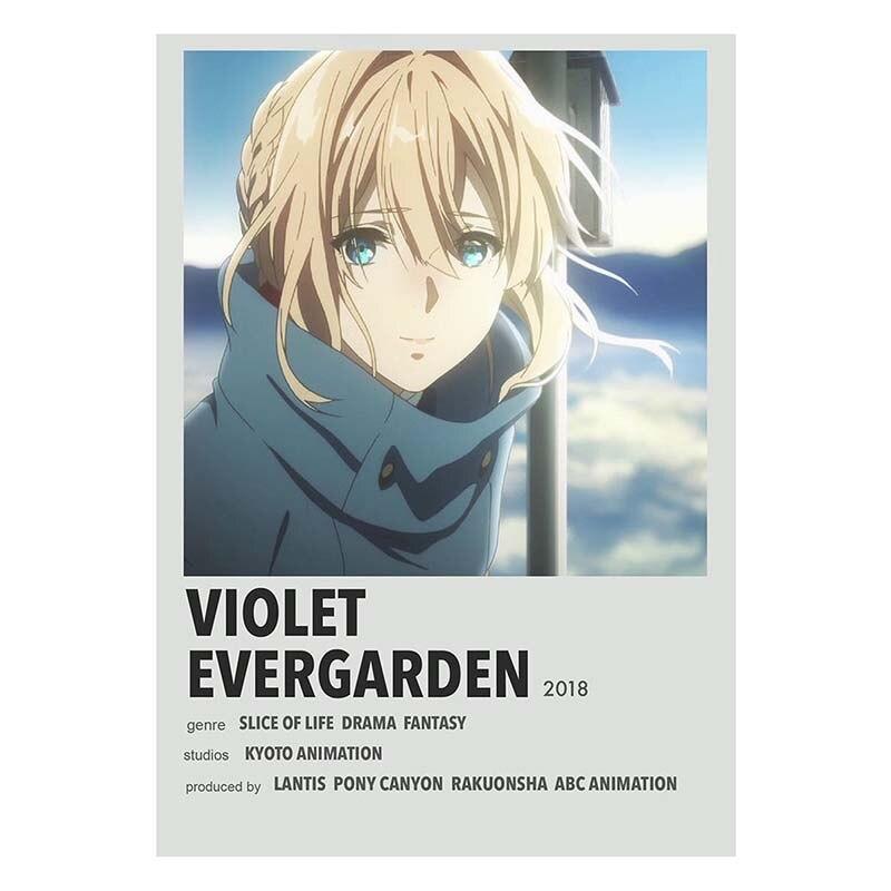 Убийца Демонов, белый бумажный плакат, классический японский аниме-сериал, художественная мультяшная живопись, наклейка для домашнего бара, художественная настенная декоративная фреска