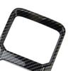 Carbon Fiber Style Rear Armrest Box A/C Outlet Vent Cover Trim For BYD Shark