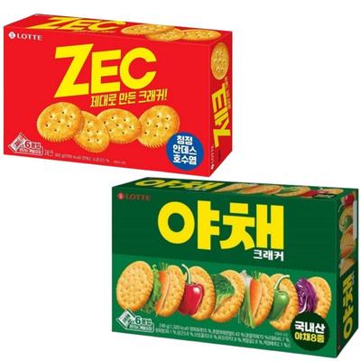Lotte Крекеры ZEC и овощные крекеры