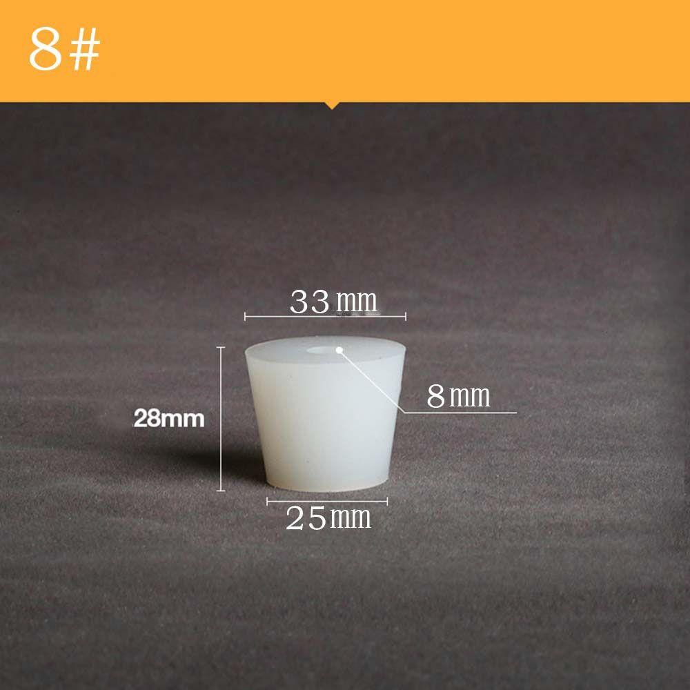 Hollow Water Pipe Wide Mouth Bottle Silicone Fermenter Cover Silicone Plug Test Tube Bottle Stopper