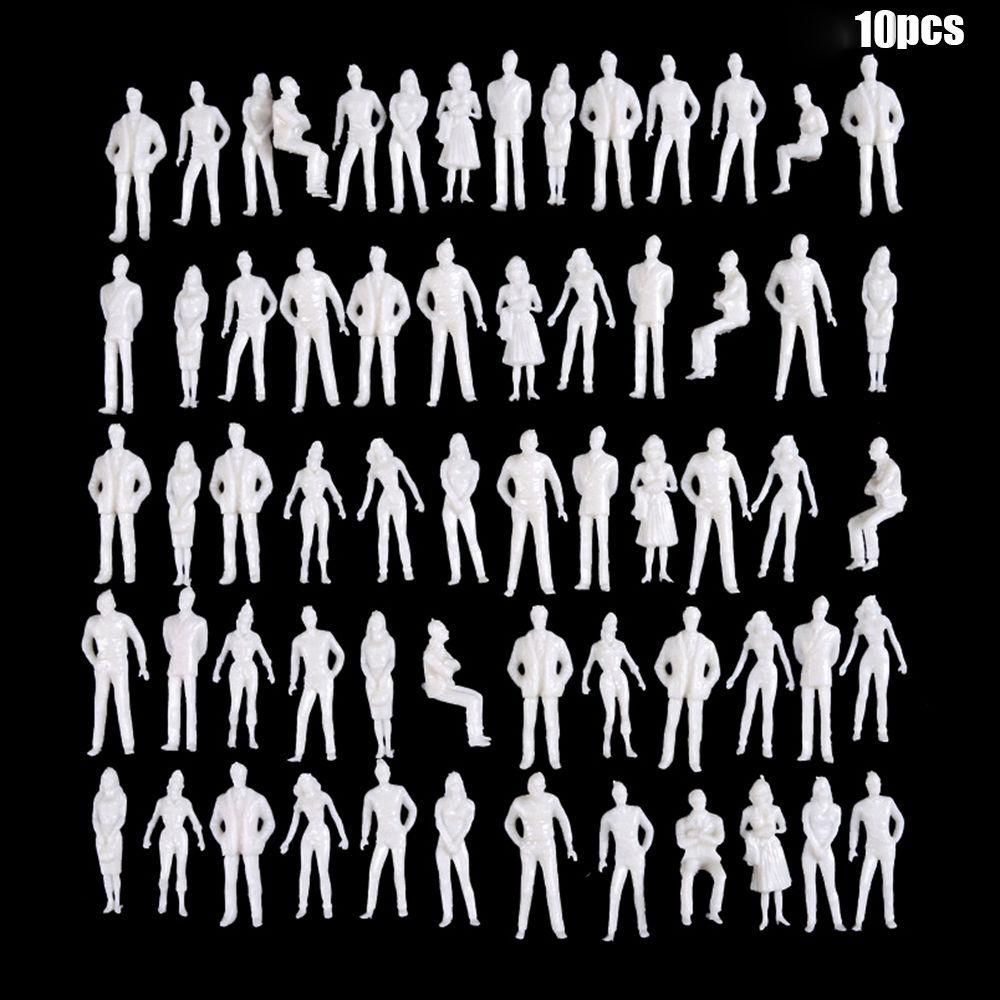 ABS Plastic White Multi-Style Pose People Figures DIY Hand Model Model Material Miniature Scene