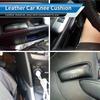 Car Leather Knee Pad Comfortable Memory Foam Auto Interior Accessories For OPEL OPC Line Zafira B Corsa D Insignia Mokka Regal Pv9