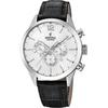 Часы - Festina - F20542-1 - Черная кожа - Водонепроницаемость 5 АТМ - Кварцевые аналоговые