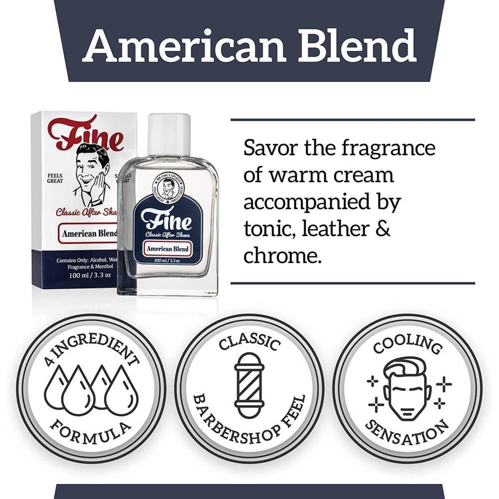 Fine Fine Accoutrements Aftershave American Blend 100 мл Classic Shave, 1 шт.