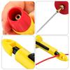 Insulation Wire Piercing Puncture Probe Test Hook Clip Repair Line 4mm With Inspection 2mm Probe Auto 2mm/4mm Car Tool Sock P6T1
