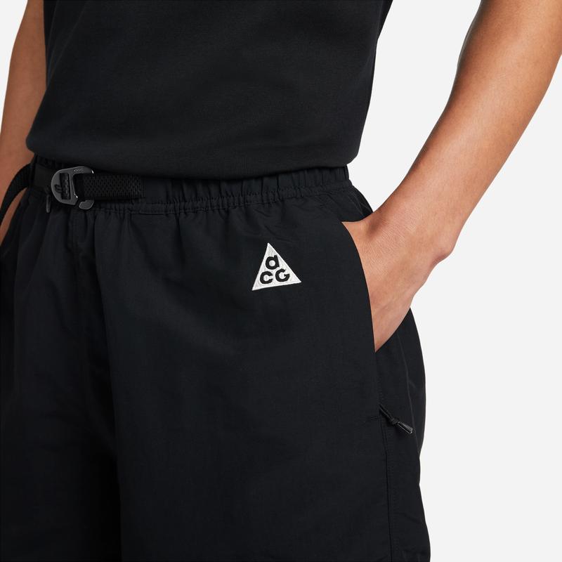 Nike Мужские шорты ACG Trail Short черного/темно-дымчато-серого/белого цвета саммита CZ6704-014