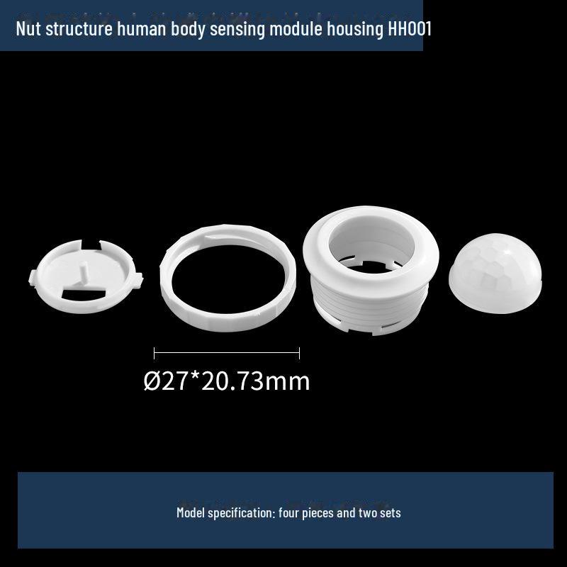 Smart Home Body Sensor Lighting Fixture with Microwave Radar, Infrared and Human Body Induction Technology.
