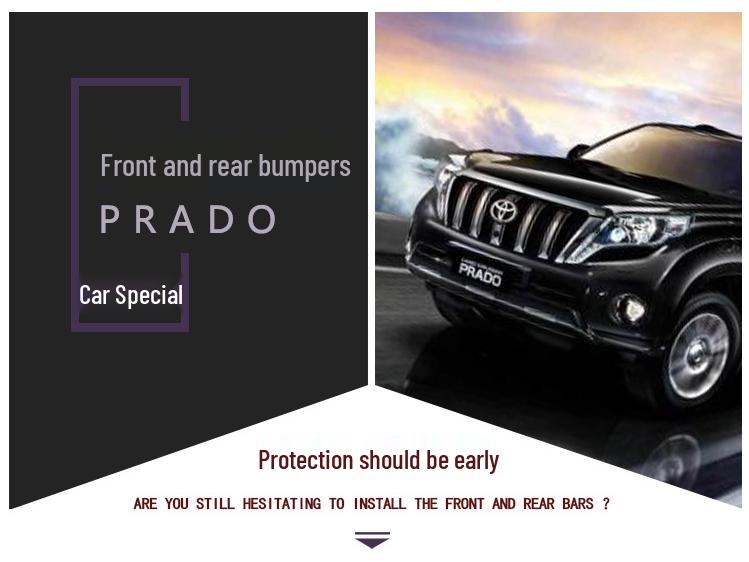 Compatible Toyota Prado Front Bumper for 2003-2013 Models, 2700 and 4000 Series.