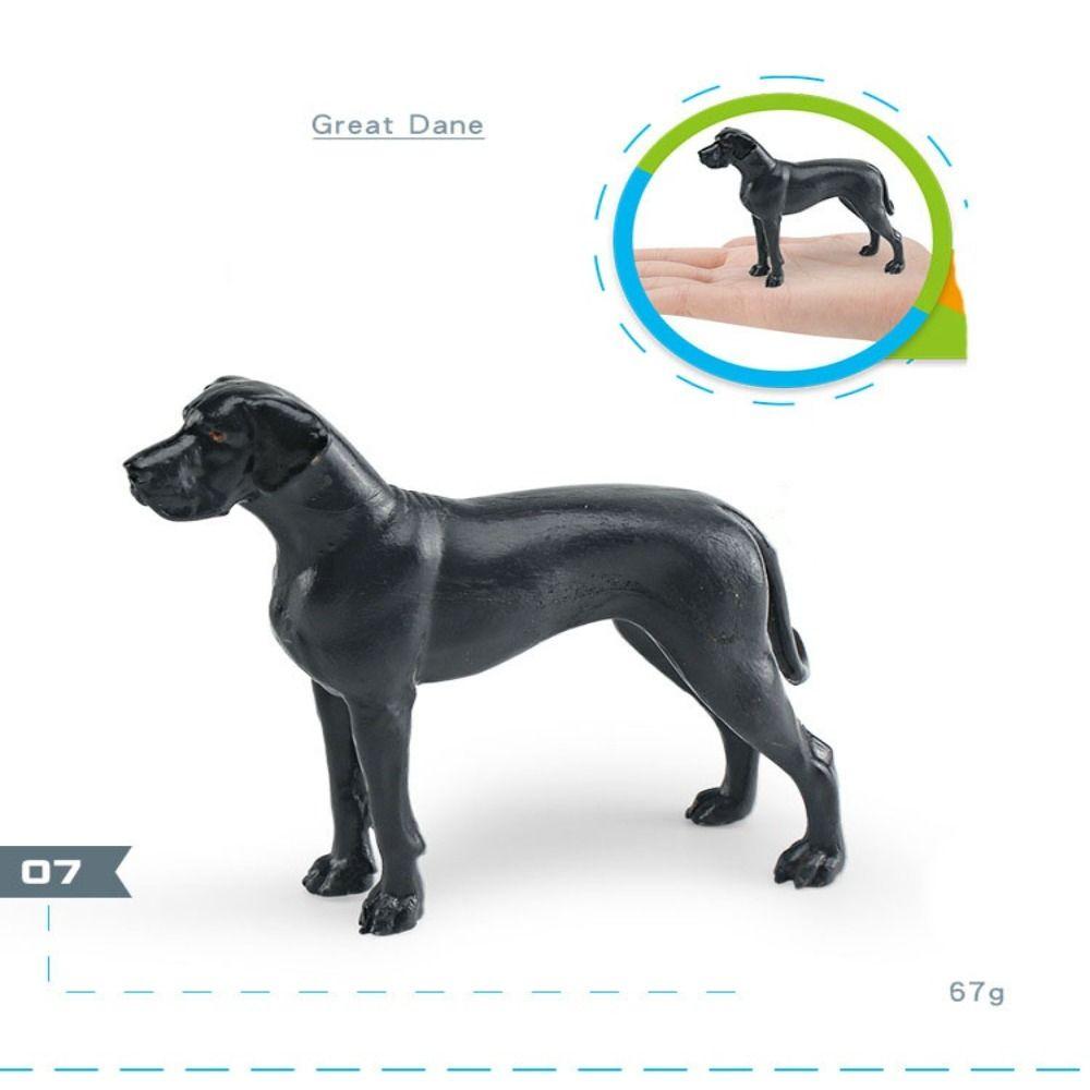 Great Dane Puppy Dog Figurine Labrador Rottweiler Simulation Dog Statue Kids Toy