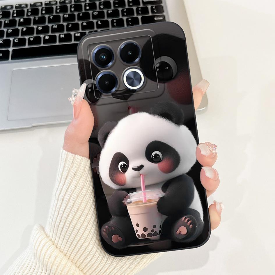For Infinix Note 40 5G Case Cartoon Rabbit Flower Anti Slip Bumper Soft Silicone Cover For Infinix Note40 X6852 X6851 Phone Case