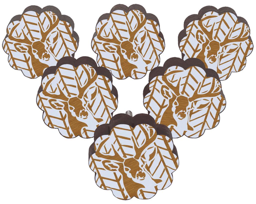 IBA Indianbeautifulart коричневые ручки с гравировкой 10 шт. мебельные деревянные ручки-гребешки в деревенском стиле