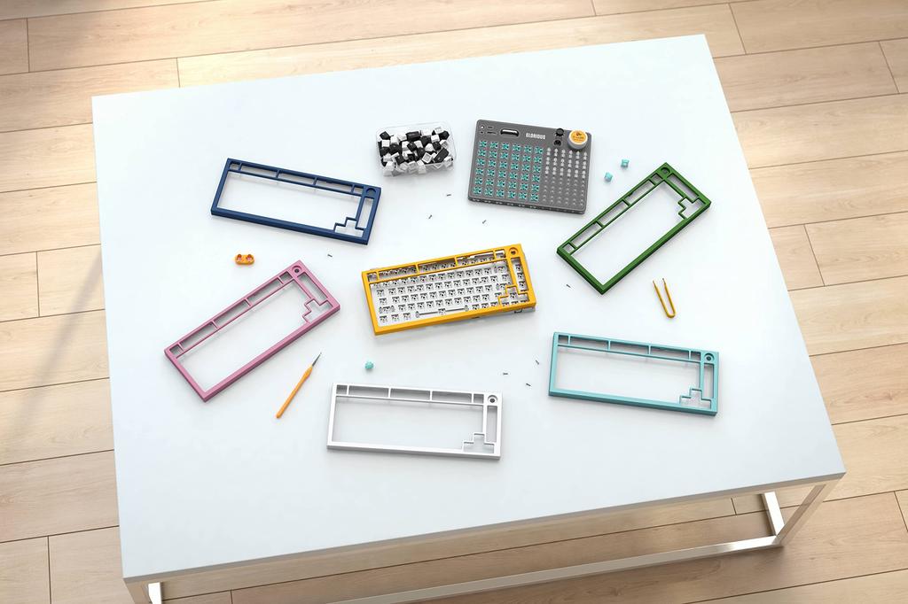 Glorious GMMK PRO 75% Альтернативная верхняя рамка - Аквамариновый (GMMK PRO Верхняя рамка GLO-ACC-P75-TF-O KB622)