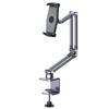 Oatsbasf Aluminum Desktop Tablet Stand Clamp Long Arm Bedside Lazy Bracket Multi-angle Live Desk Mount For 4-12.9'' Phone iPad