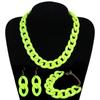 Acrylic Long Chain Necklace Bohemian Chunky Choker Collar Necklace Women Accessories MIT