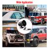 DC 12V Car Motorcycle 3 Tone Sound Loud Horn Speaker Security Warning Siren