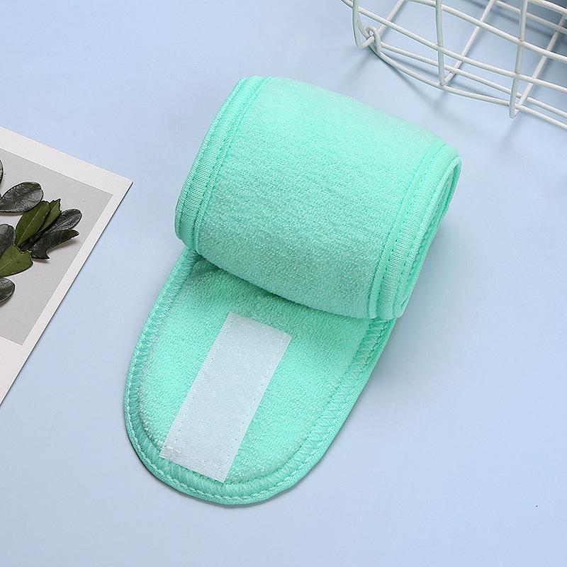 Adjustable Head Band Women Spa Wide Hairband Yoga Bath Shower Makeup Wash Face Cosmetic Headband Soft Toweling Hair Accessories