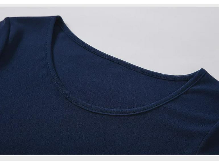 Korean Style Women's Mid-Sleeve T-Shirt, Slim Fit, Five-Point Sleeves, Perfect As Inner Layer or Outer Top for Spring and Autumn 2022