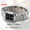 Часы TIME100, водонепроницаемые, простые, наручные, с секундной стрелкой, аналоговые, стильные, для мужчин, серебристые, мужские