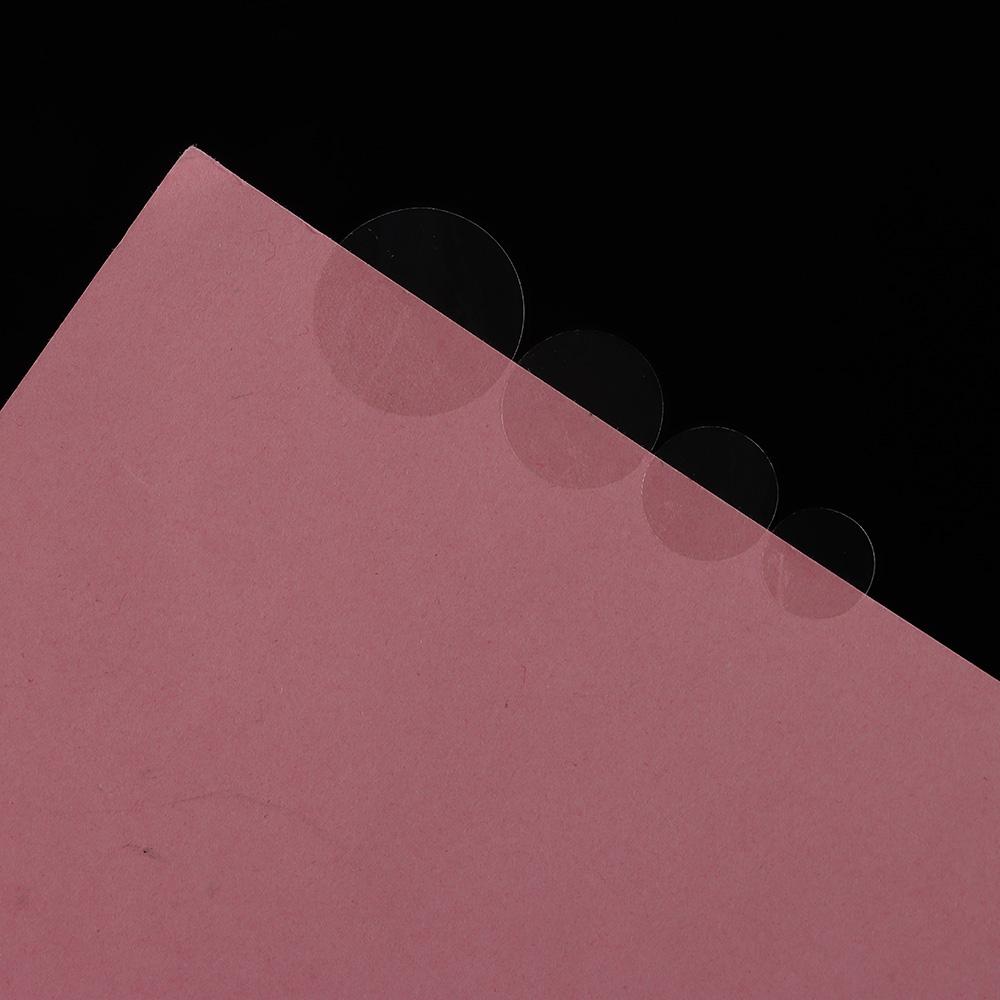 8/24/48/70/96/132 шт. Пакеты Круглые Глянцевые Самоклеящиеся Этикетки Точки Наклейки Запечатывание Файлов Прозрачные