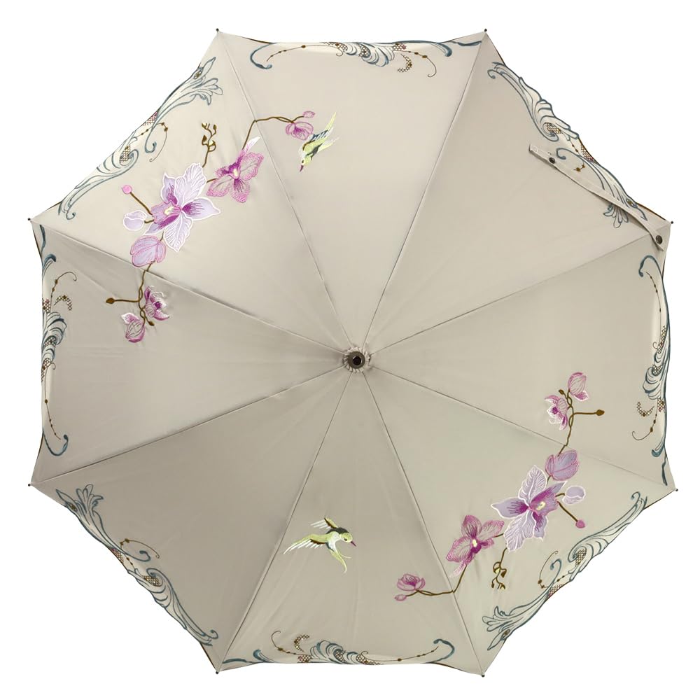 Актриса Короткий Класс 1 Легкий Тепло УФ Зонт Для Солнца и Специальной Орхидеи Орхидея [Шинуазри Модерн] Зонтик, Зонтик, Зонтик, Блокировка,