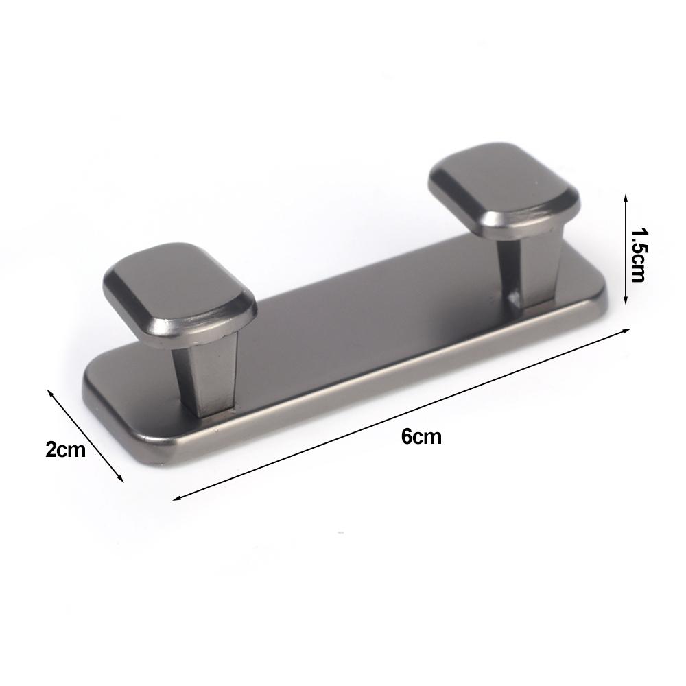 Автомобильные крючки из сплава, многофункциональная приборная панель автомобиля, центральная консоль, подвесной крючок для хранения, самоклеящийся крючок для спинки сиденья автомобиля