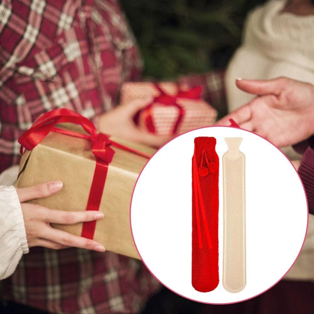 72cm Warm Water Bag Leak-proof Water-filled Waist Warmer Soft Long Hot Water Bottle Bag  Foot