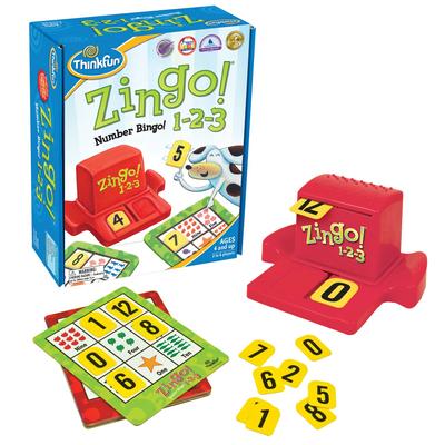 ThinkFun 7703 Игра для развития навыков английского языка Включена японская инструкция Возраст от 4 лет и старше "Jingo 1-2-3" (многоязычные навыки)