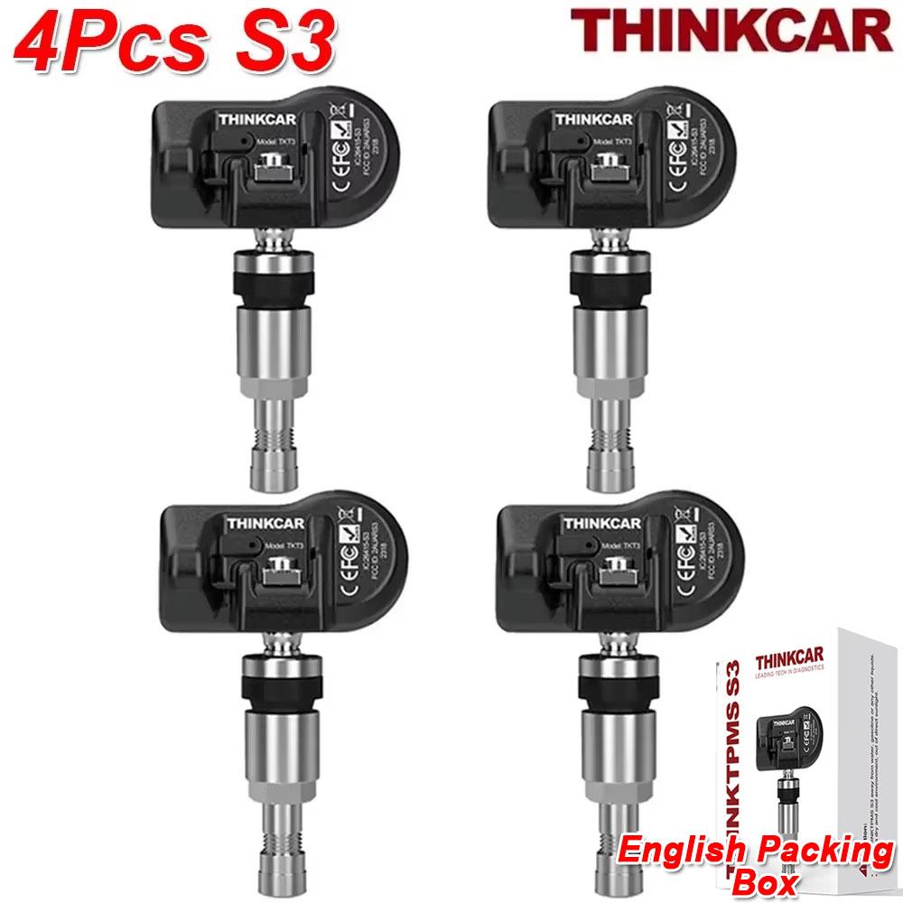 THINKCAR THINKTPMS S3 Upgrade of S2 Car TPMS Tire Pressure Sensor 315MHz 433MHz Program Work with Thinkcar and Mucar tpms tool