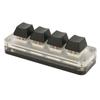 Programmable Keypad USB 4 Keys Mini Portable Mechanical Keyboard HID DIY Programmable Keyboard RGB