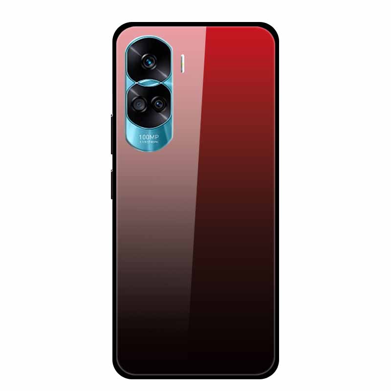 Чехол для Honor 90 Lite 5G 90Pro Закаленное Стекло Жесткая Задняя Крышка для Huawei Honor 90 Pro Мягкий Бампер Honor90 90Lite Fundas Роскошный