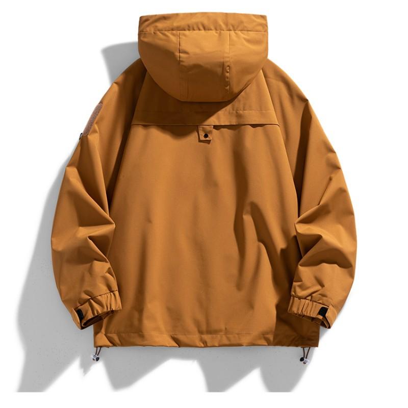 Мужская весенне-осенняя новая модная брендовая японская куртка-карго, свободное водонепроницаемое функциональное ветровое пальто с капюшоном