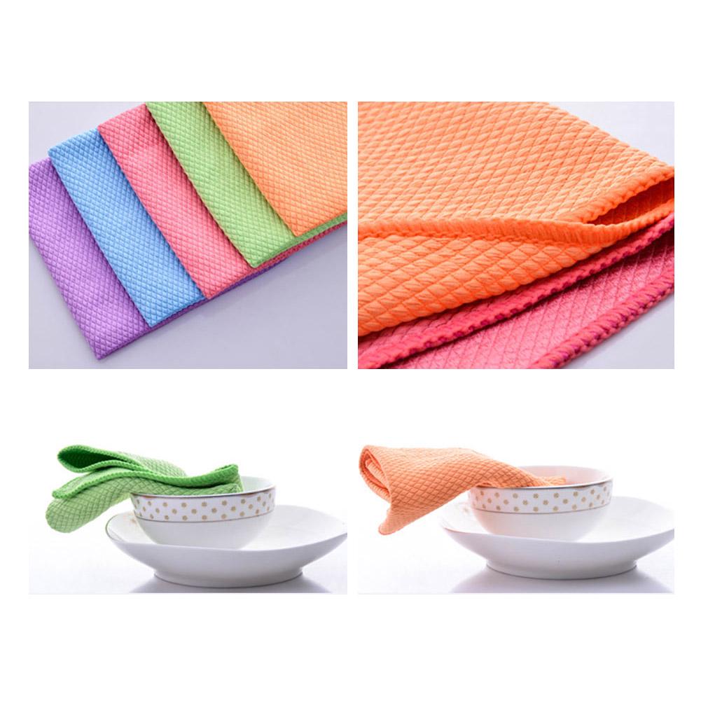 10 шт., домашняя кухня, мягкая ткань для очистки от пыли, посуда, тряпка для мытья автомобиля, полотенце