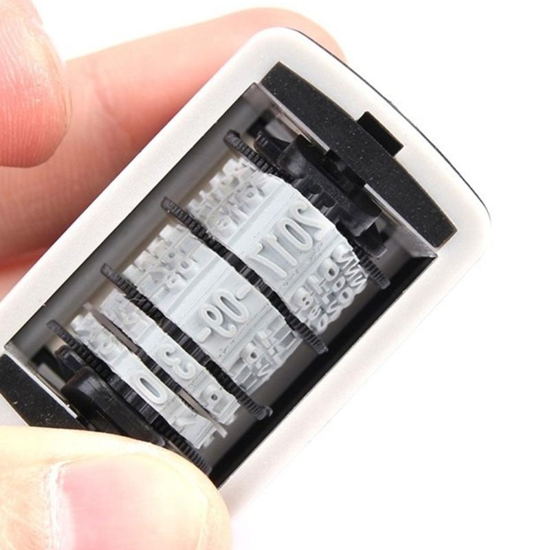 Датер Пластиковый Нумератор Цифры Нумератор Регулируемый Нумератор Самонаборный Датер для Офиса