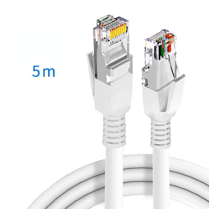 RJ45 Cat5e CAT5 Ethernet LAN Сетевой кабель для ПК PS XBox Интернет-маршрутизатор Белый
