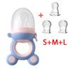 Silicone Baby Food Pacifier with Spoon Set Infant Food Vegetable Fruit Feeder Toddler Soft Spoons Kids Feeding Nipple Soother