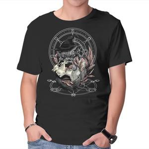 New Design Black Witch Cat TShirt L XL 2XL Unisex T-Shirt