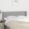 VidaXL Headboard with Ears Light Grey 147x16x78-88 Cm Fabric3118626