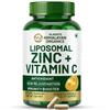 Vlado's Himalayan Organics Растительный Цинк с Витамином C Капсулы Антиоксидант Поддержка Иммунитета Добавка 120 Веганских Капсул