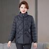 Хлопковое пальто женское короткое модное со стойкой воротником женское пуховое хлопковое пальто зимнее пальто большой размер для мамы маленькая стеганая куртка